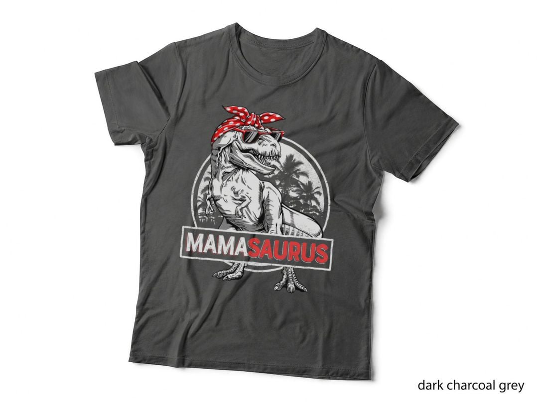 Mamasaurus T Rex Dinosaur Funny Mama Saurus Mother's Family T-Shirt