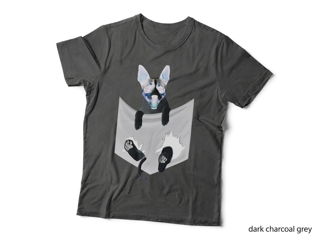 Rat Terrier Dog in Pocket, Rattie Puppy, Ratting Terrier T-Shirt