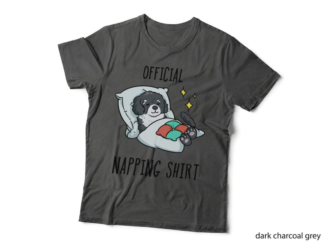 Sleeping Portuguese Water Dog Pajamas T-Shirt