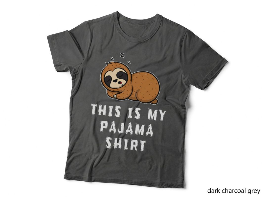 This Is My Pajama Funny Sloth Sleeping Kids Teen Adults Gift T-Shirt