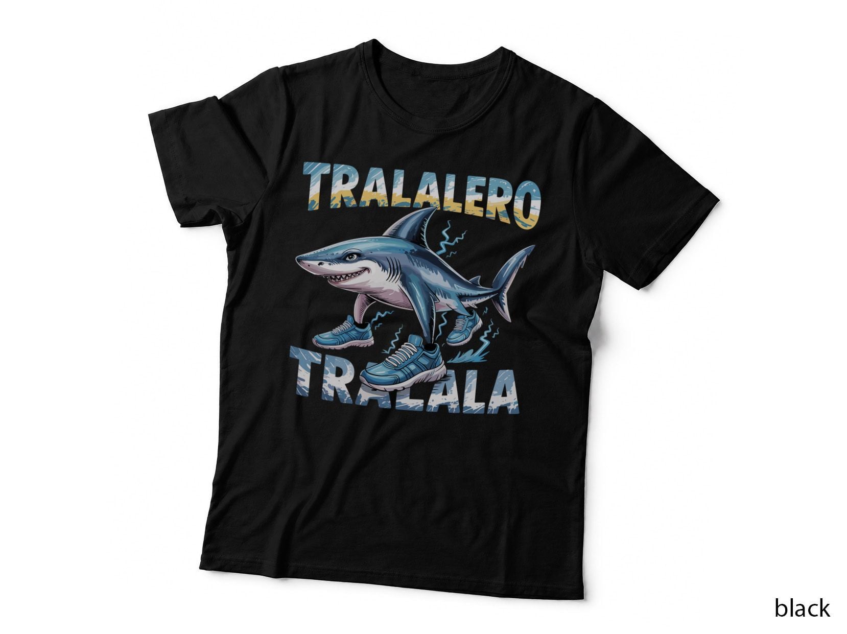 Tralalero Tralala Italian Brainrot T-Shirt, Three Leg Shark Meme Tee