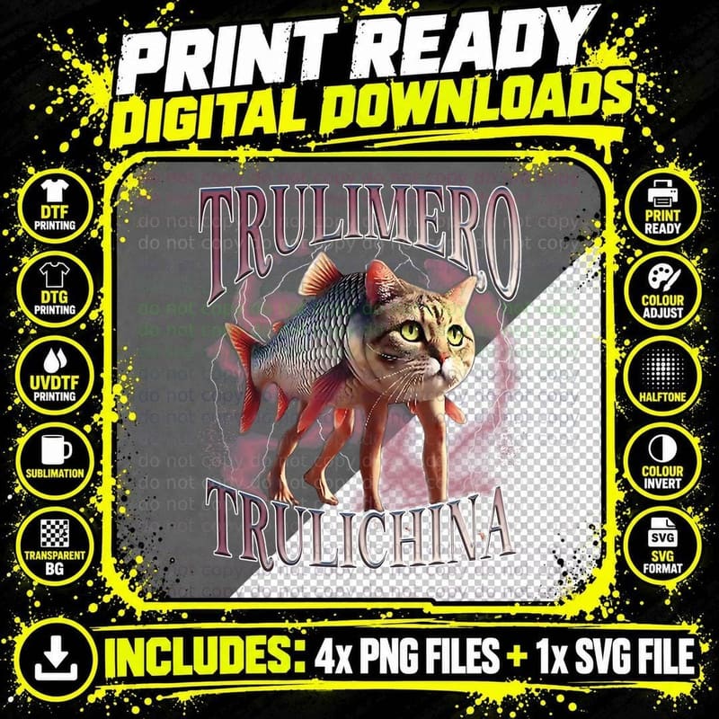 Trippi Troppi Italian Brainrot T-Shirt Png SVG Digital Bundle