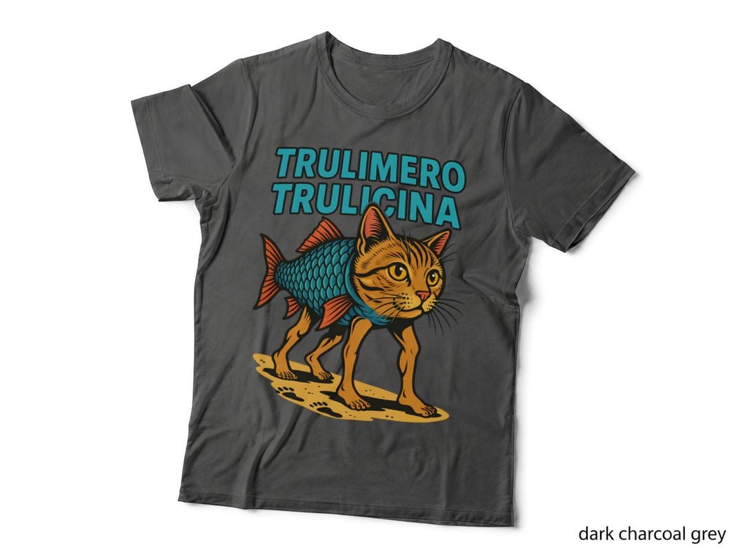 Trippi Troppi Italian Brainrot T-Shirt, Funny Cat Shrimp Meme Tee