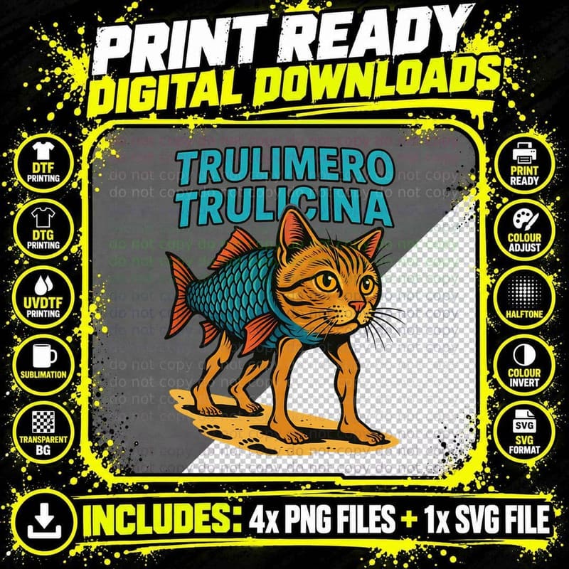 Trippi Troppi Italian Brainrot T-Shirt Png SVG Digital Bundle