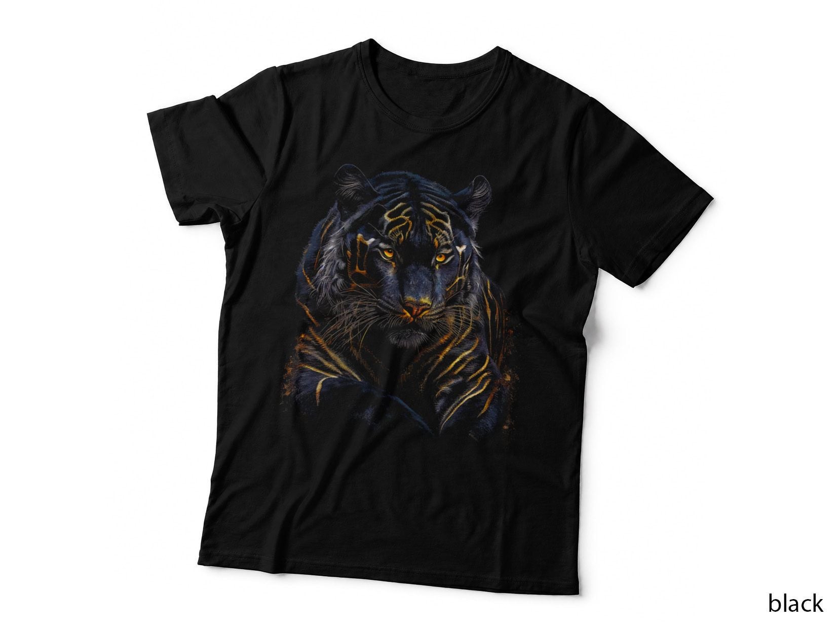 White Tiger T-Shirt, Wildlife Conservation Tee, Big Cat Print