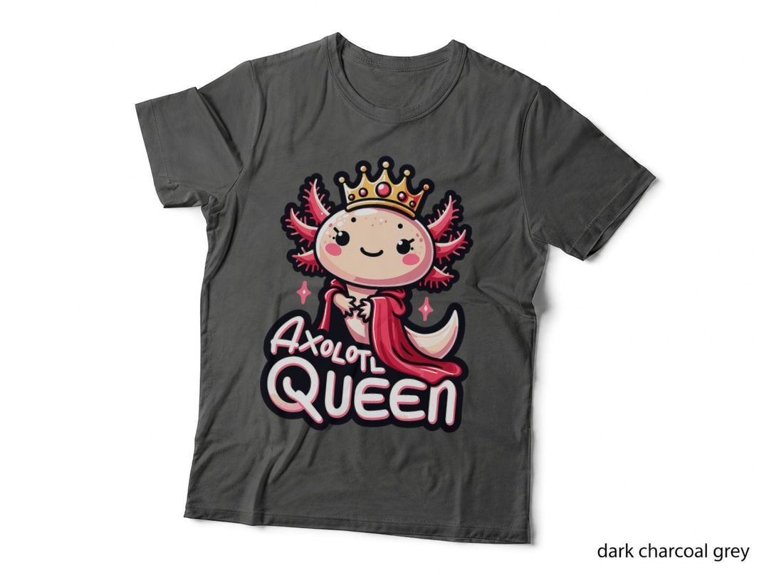 Axolotl Queen Girls Axolotl Lover Tshirt Axolotl T-Shirt