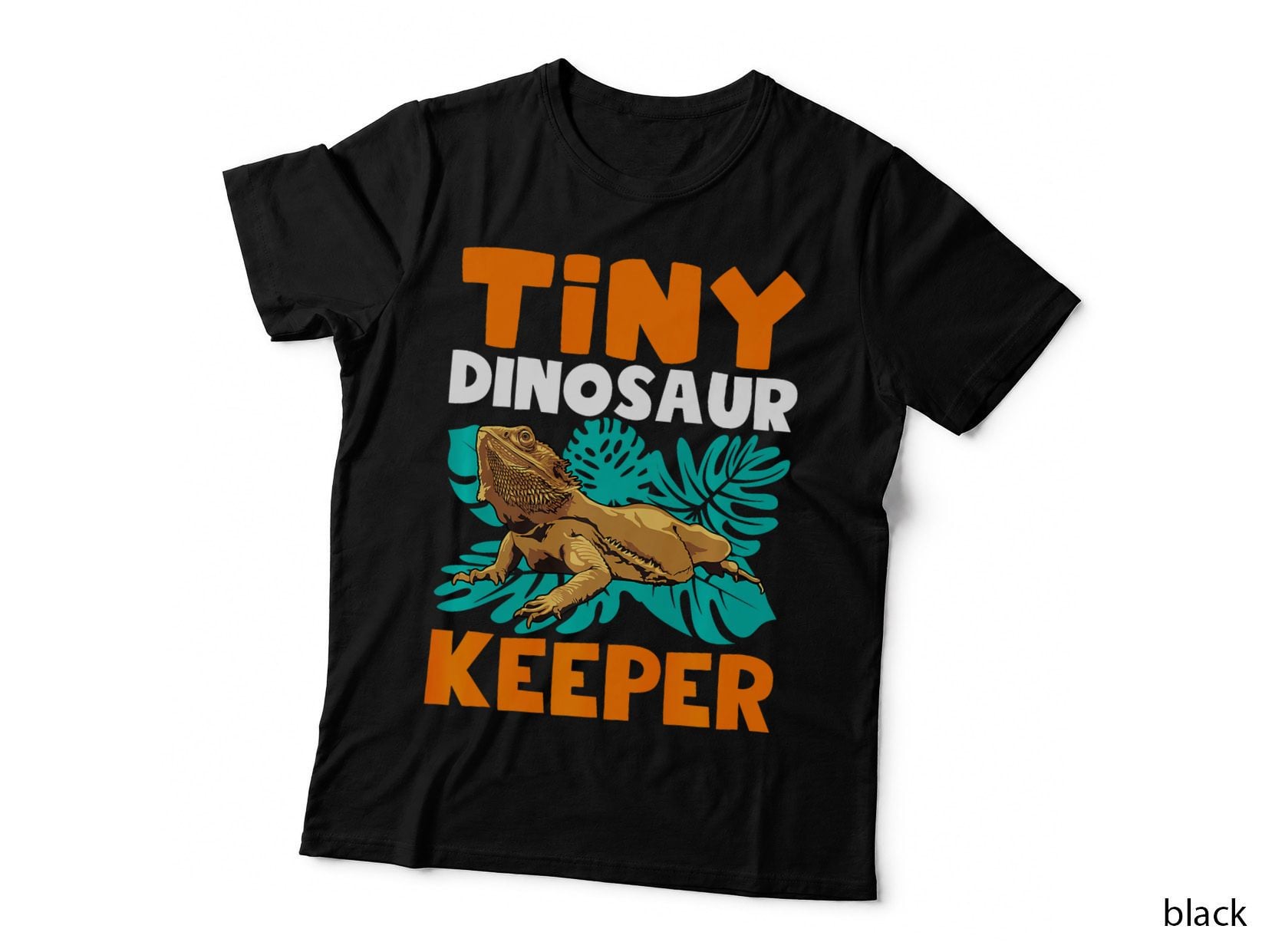 Bearded Dragon Lizard Reptile Tiny Dinosaur Keeper T-Shirt