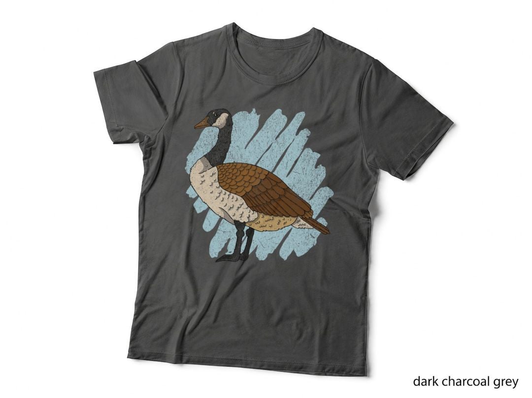 Canadian Goose, Bird Watcher, Birder, Animal Lover Vegan T-Shirt