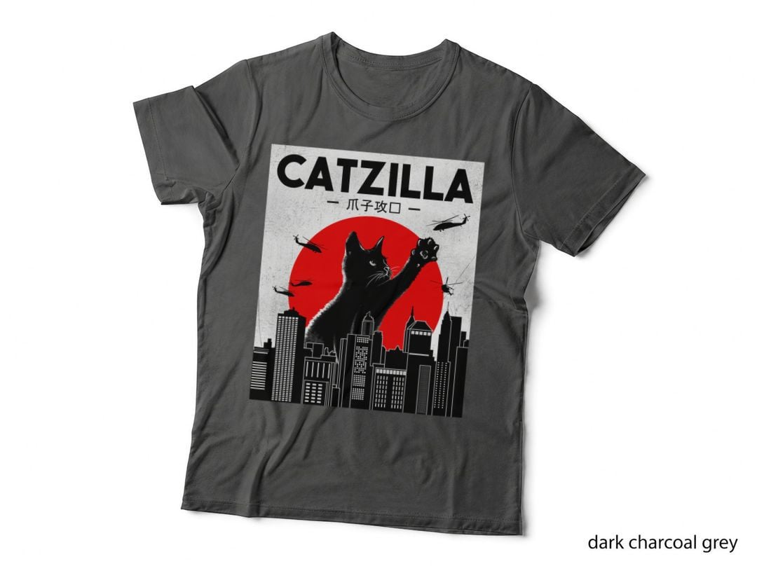 Catzilla Funny Cat Shirt, Funny Cat T-Shirt, Cat Lover T-Shirt