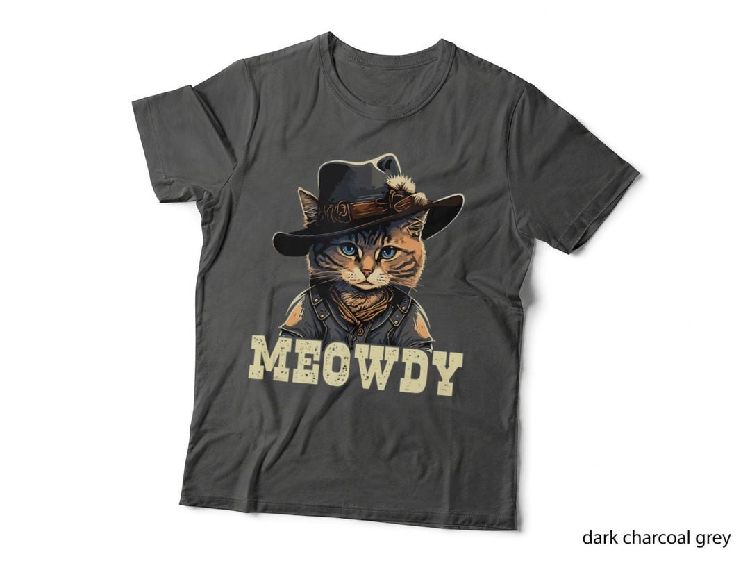 Cowboy Cat Meowdy, Gift T-Shirt