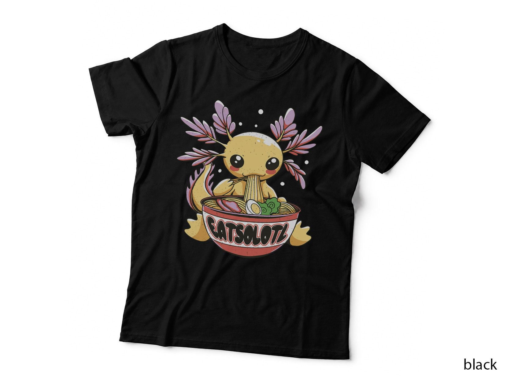 Cute Axolotl Eatsolotl Axolotls Axolotl Lovers Gift T-Shirt