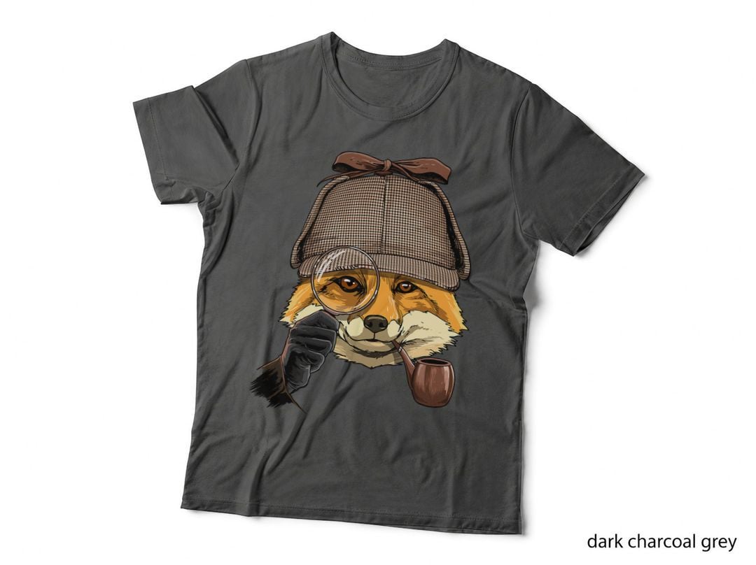 Fox Detective Wildlife Fox Forest Lover T-Shirt
