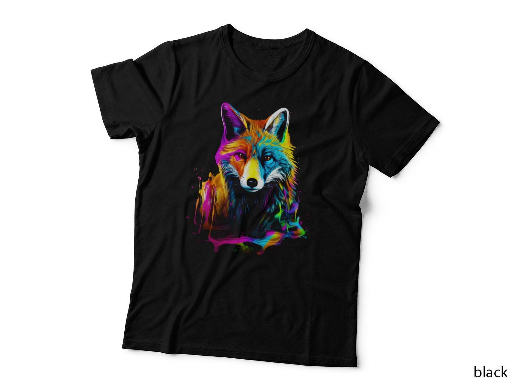 Fox T-Shirt, Wildlife Print, Animal Art