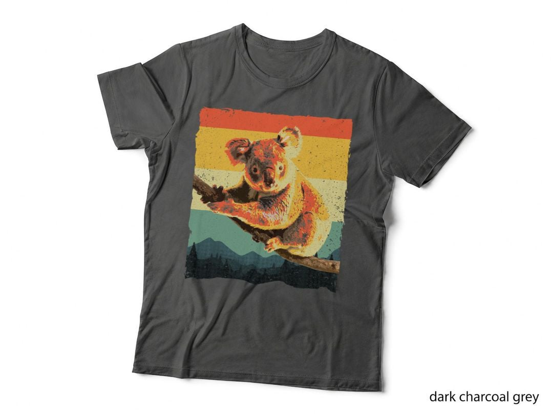 Funny Koala Art for Men Women Kids Australian Koala Bear T-Shirt