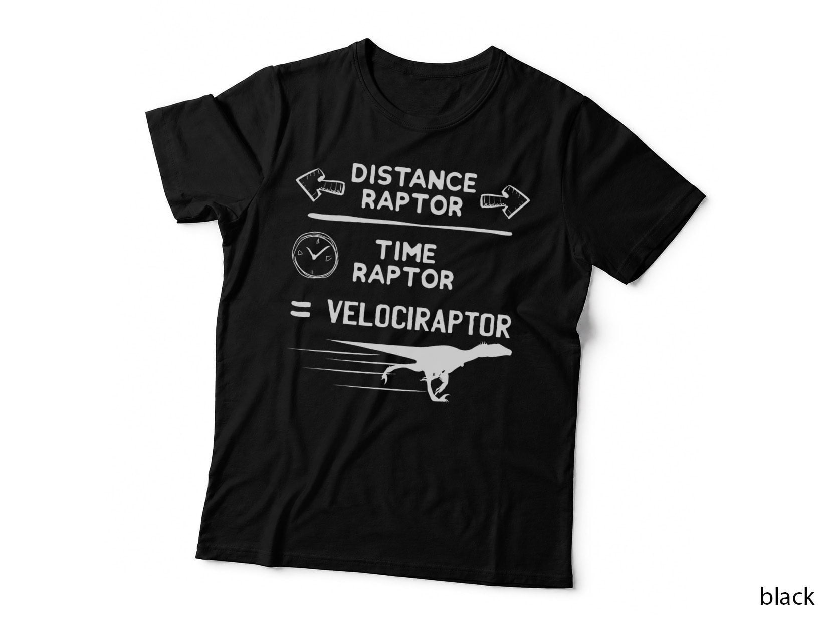 Funny Physics Lover Velociraptor Pun Dinosaur T-Shirt