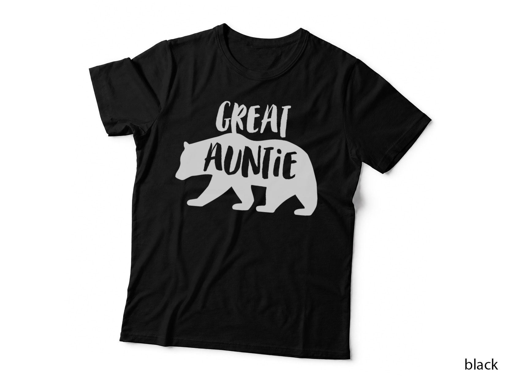 Great Aunt Auntie Bear Shirt Aunt Family T-Shirt