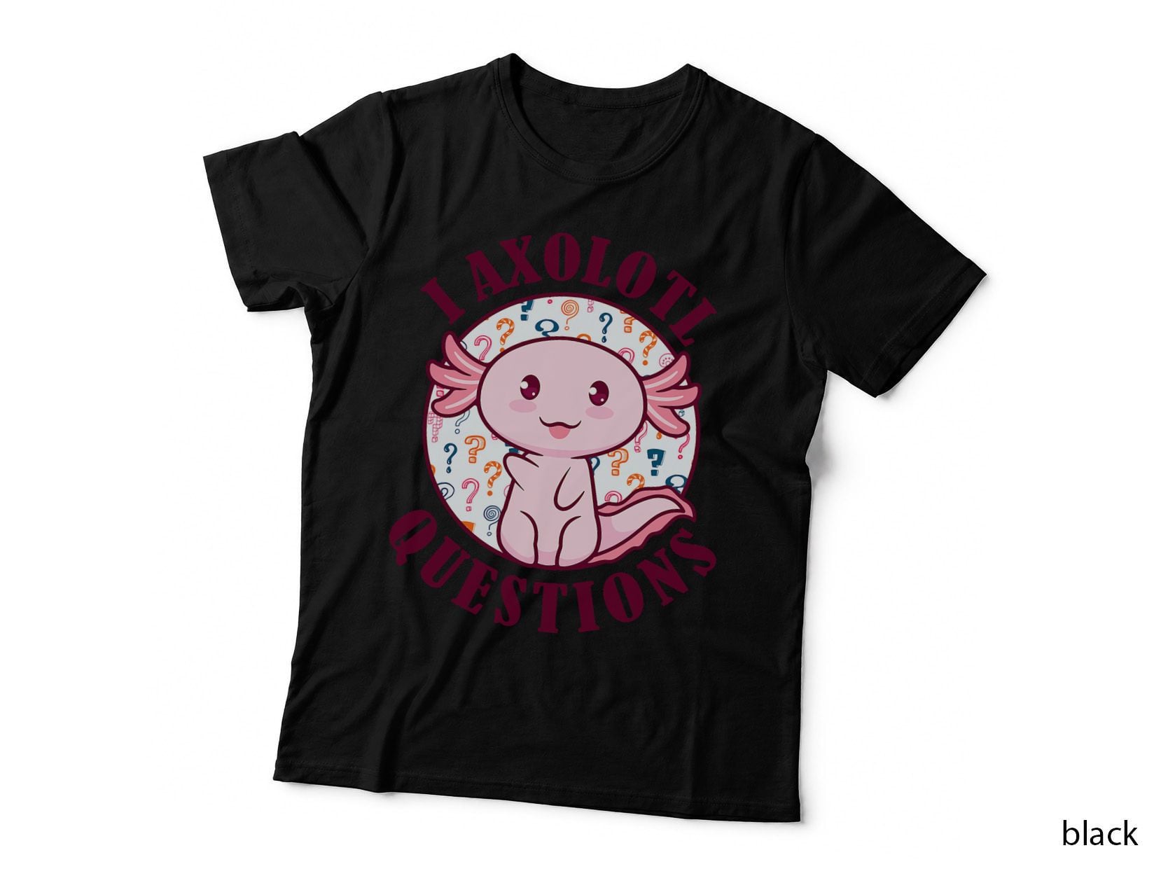 I Axolotl Questions Kids Cute Axolotl Baby Girl Vintage T-Shirt