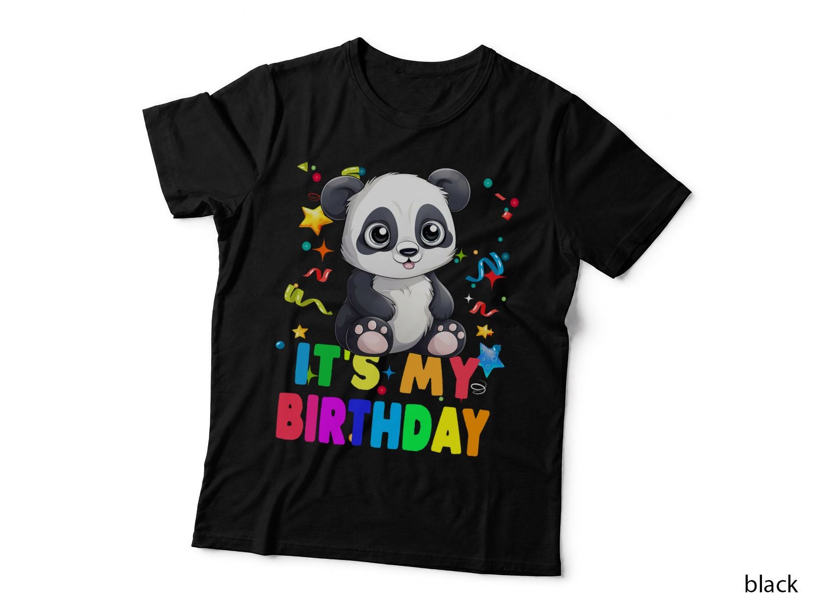 Its My Birthday Cute Panda Birthday Party Panda T-Shirt