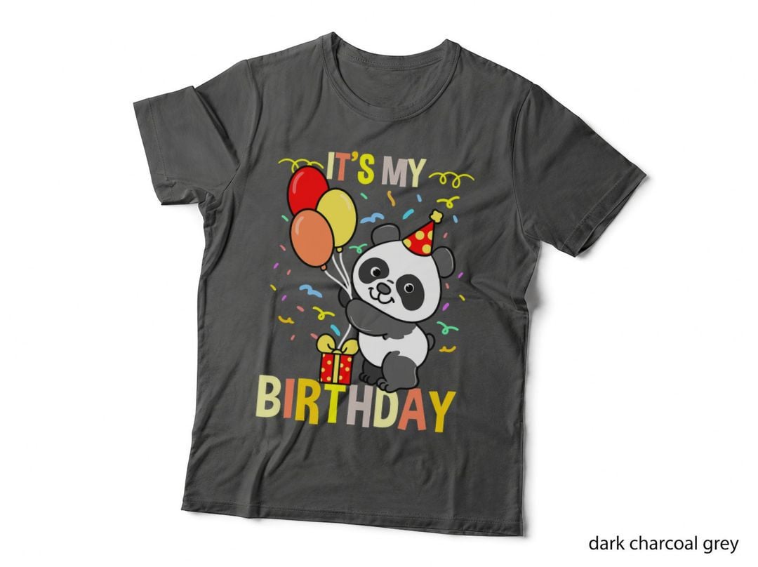 Its My Birthday Panda Animal T-Shirt