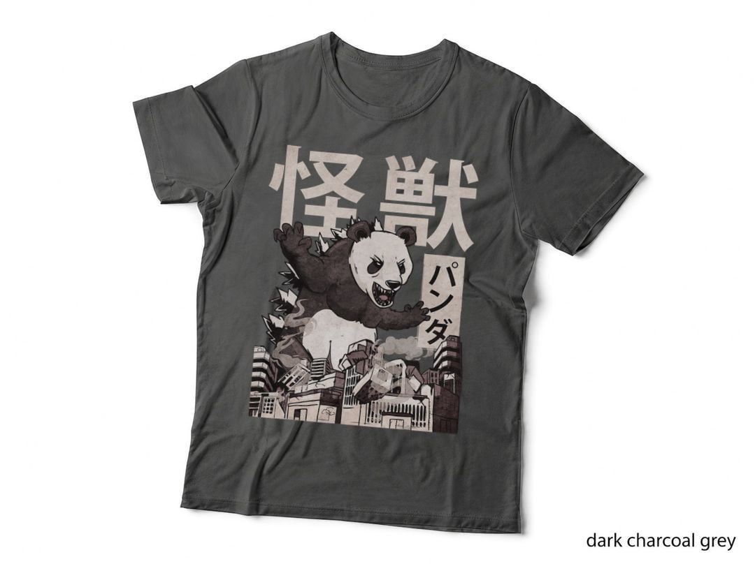 Kaiju Panda Japanese Monster T-Shirt