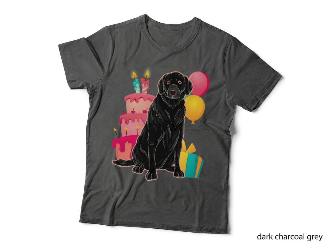 Kids Birthday Party Black Labrador Dog Lover Cute Black Lab T-Shirt
