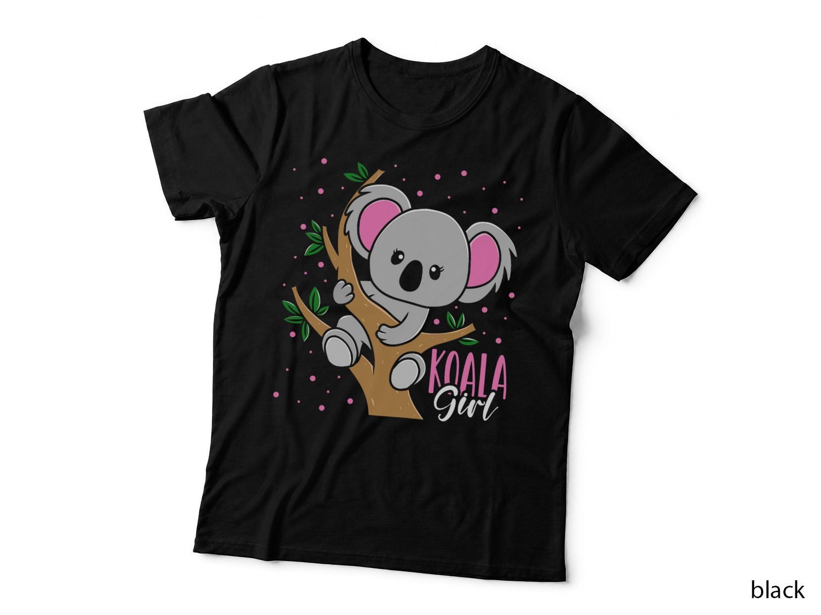 Kids Funny Koala Bear Girl T-Shirt
