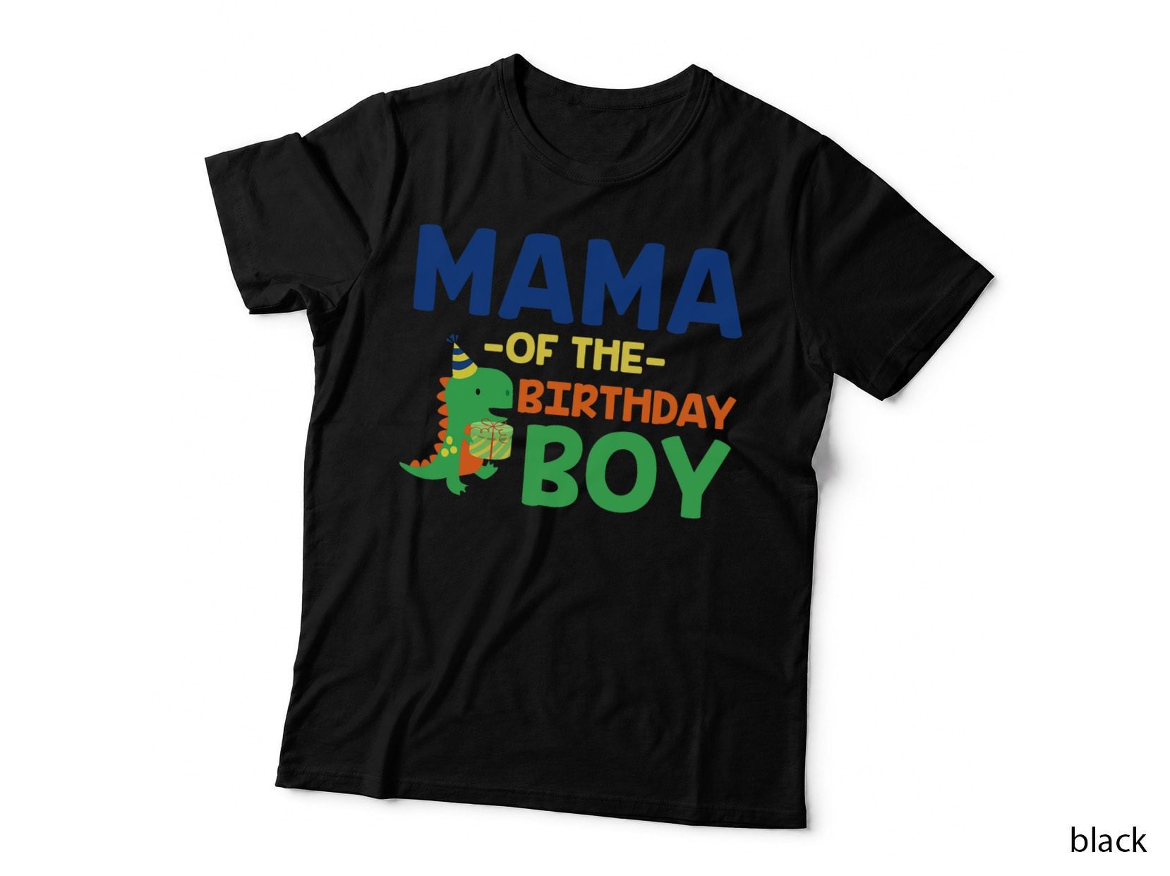 Mama of the Birthday for Boy Saurus Rex Dinosaur Party T-Shirt