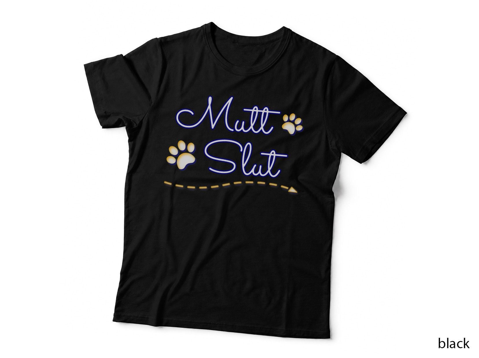 Mutt Slut Shirt Adopt a Dog Shelter Dog Animal Rescue T-Shirt