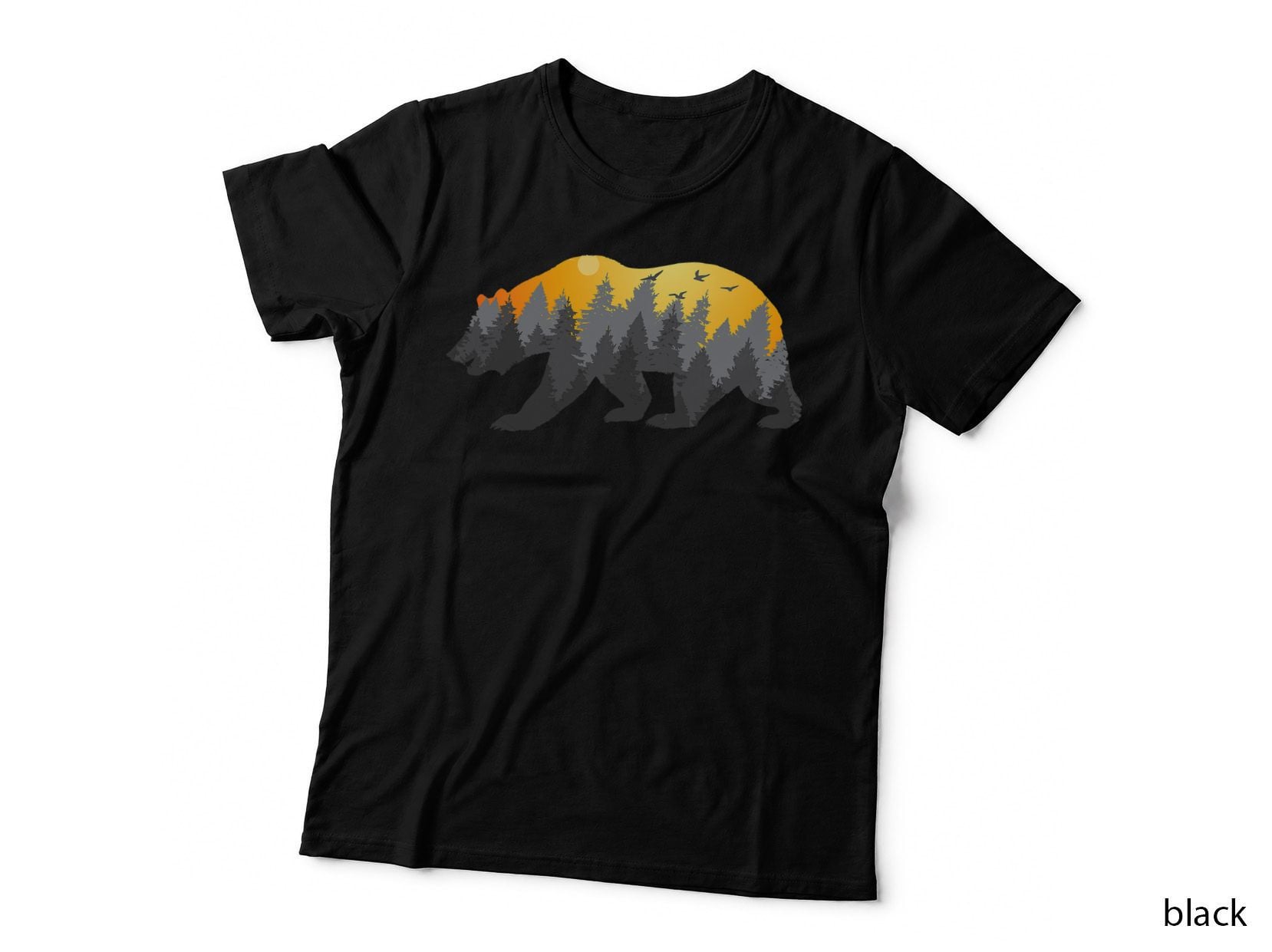 Nature Forest Bear T-Shirt