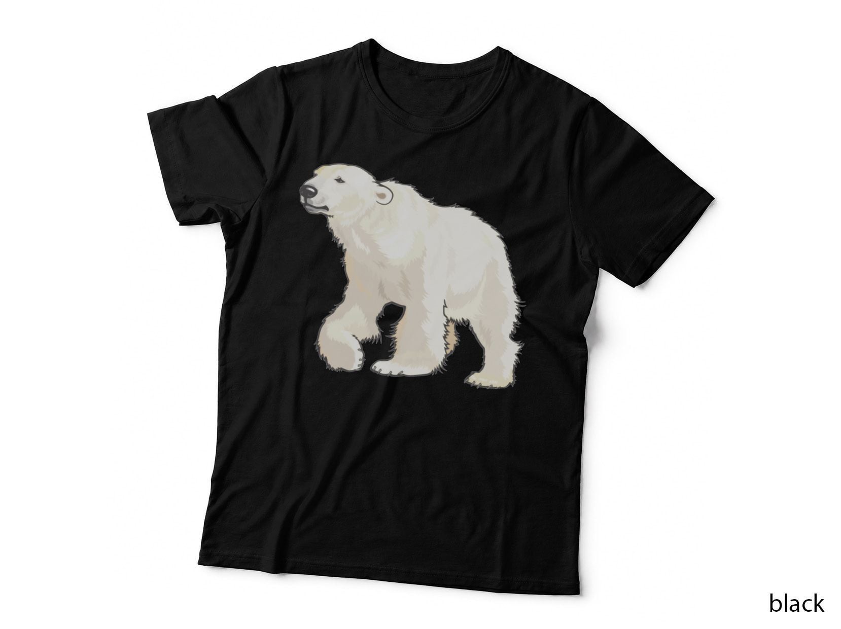 Polar Bear Arctic Animal Realistic Retro, Vintage Look T-Shirt