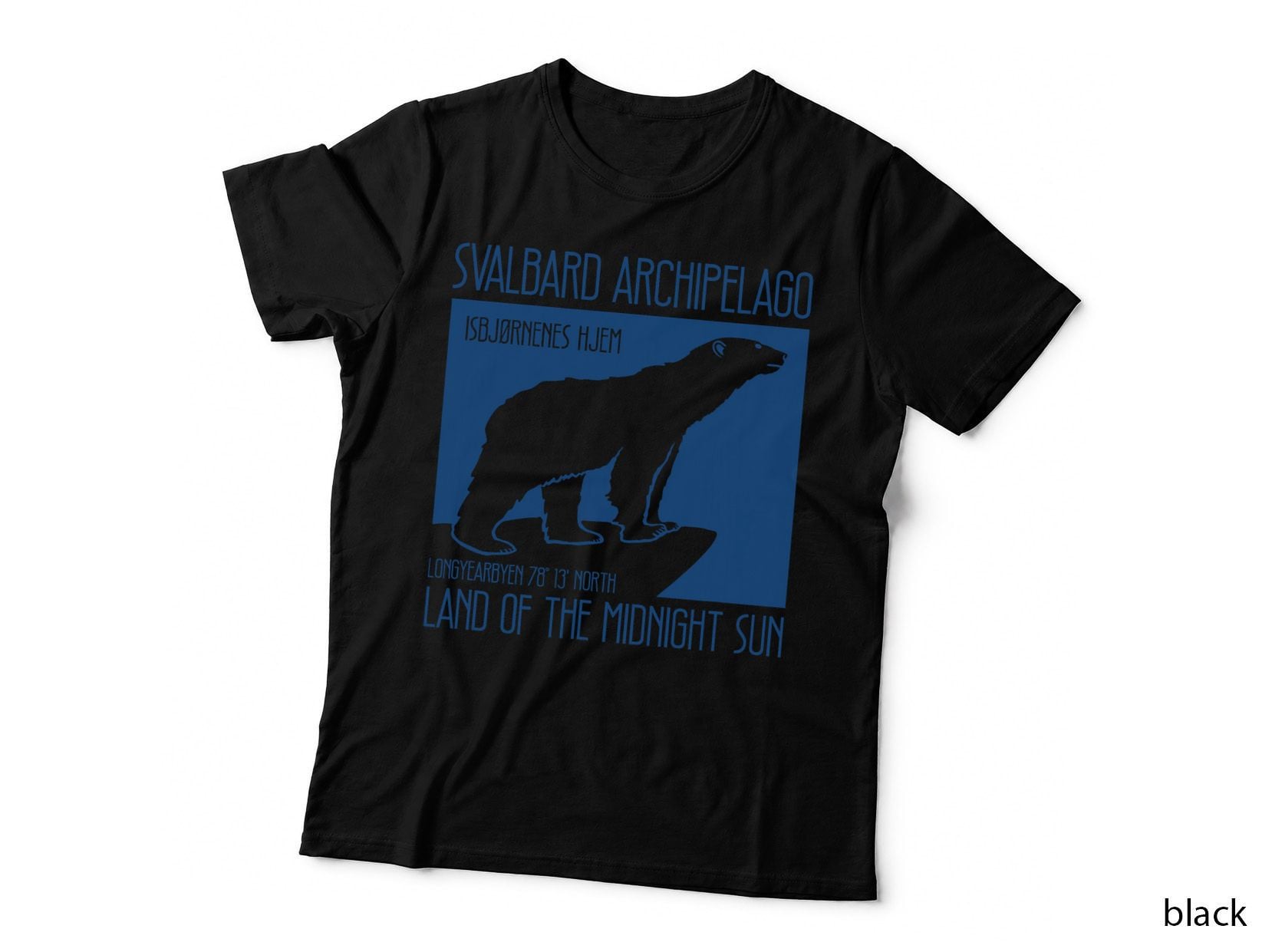 Svalbard Polar Bear Northern Lights in Longyearbyen Norway T-Shirt