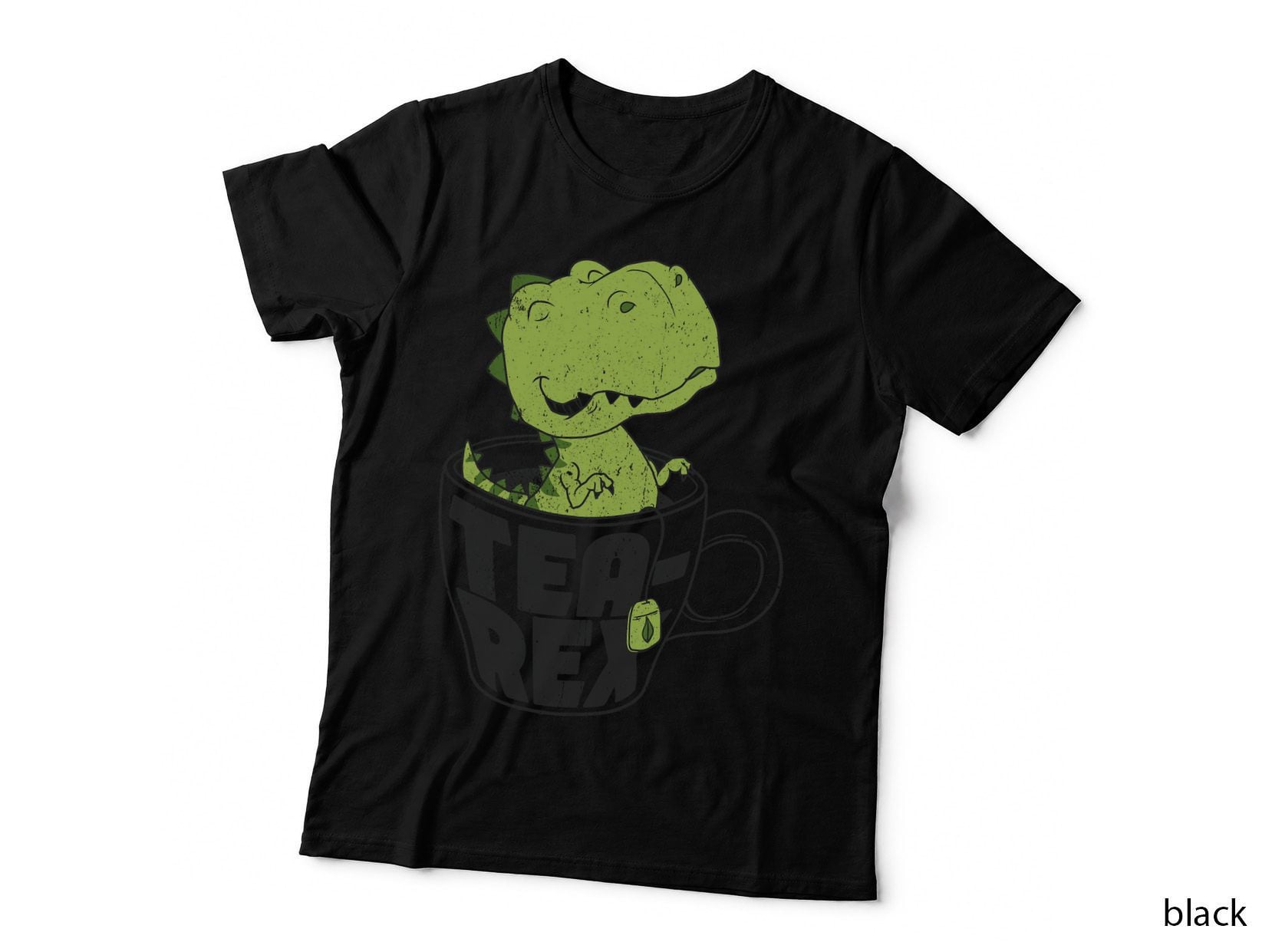 Tea Rex Cute T Rex Dinosaur Dino Tea Lover T-Shirt