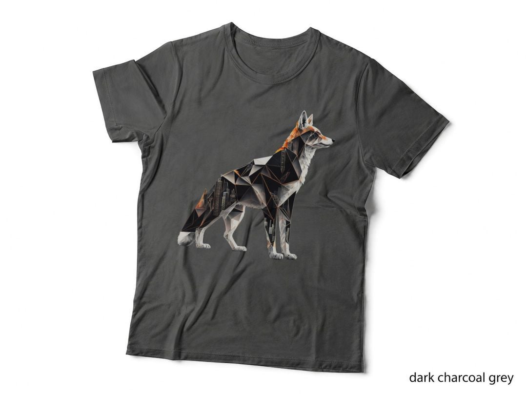 Wolf City Art Architecture Animal Lover Wolf T-Shirt
