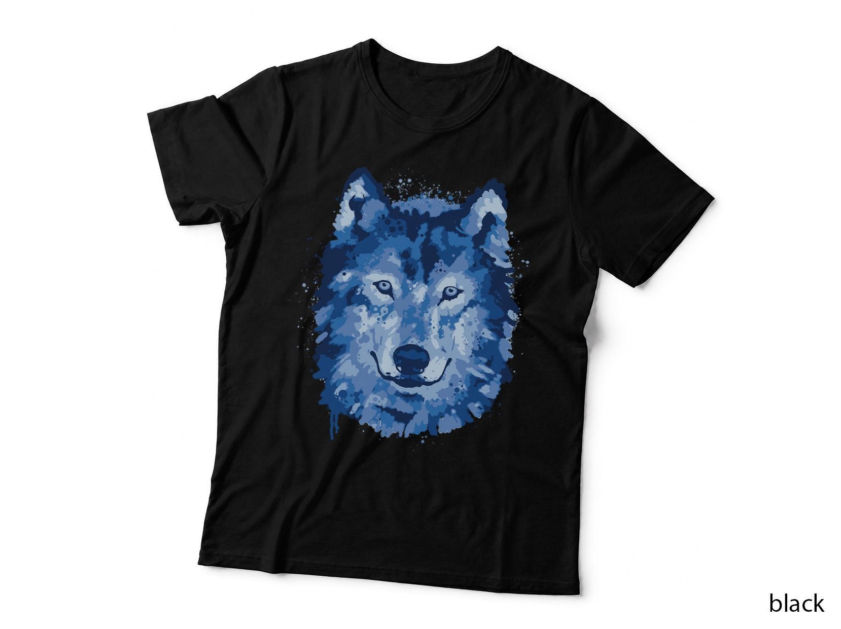 Wolf Watercolour Wolf Lover T-Shirt