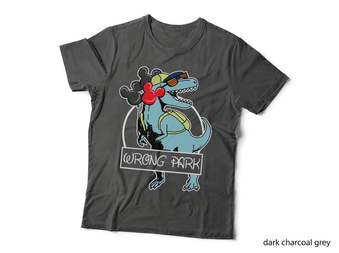 Wrong Park - Dinosaur Funny Glasses T-Shirt