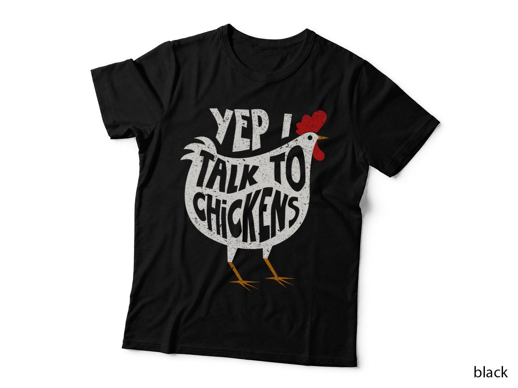 Yep I Talk to Chickens Shirt Cute Chicken Buffs Tee Gift T-Shirt