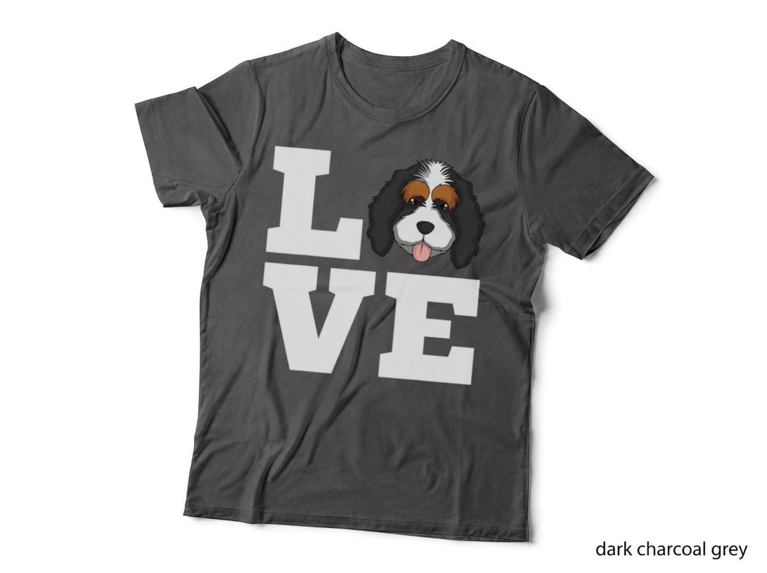 Bernedoodle Love Dog Owner T-Shirt