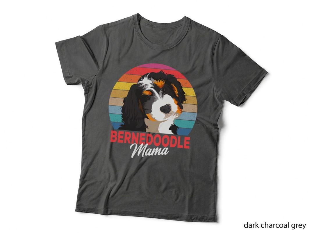Bernedoodle Mama Dog Mom Owner Funny Gift T-Shirt