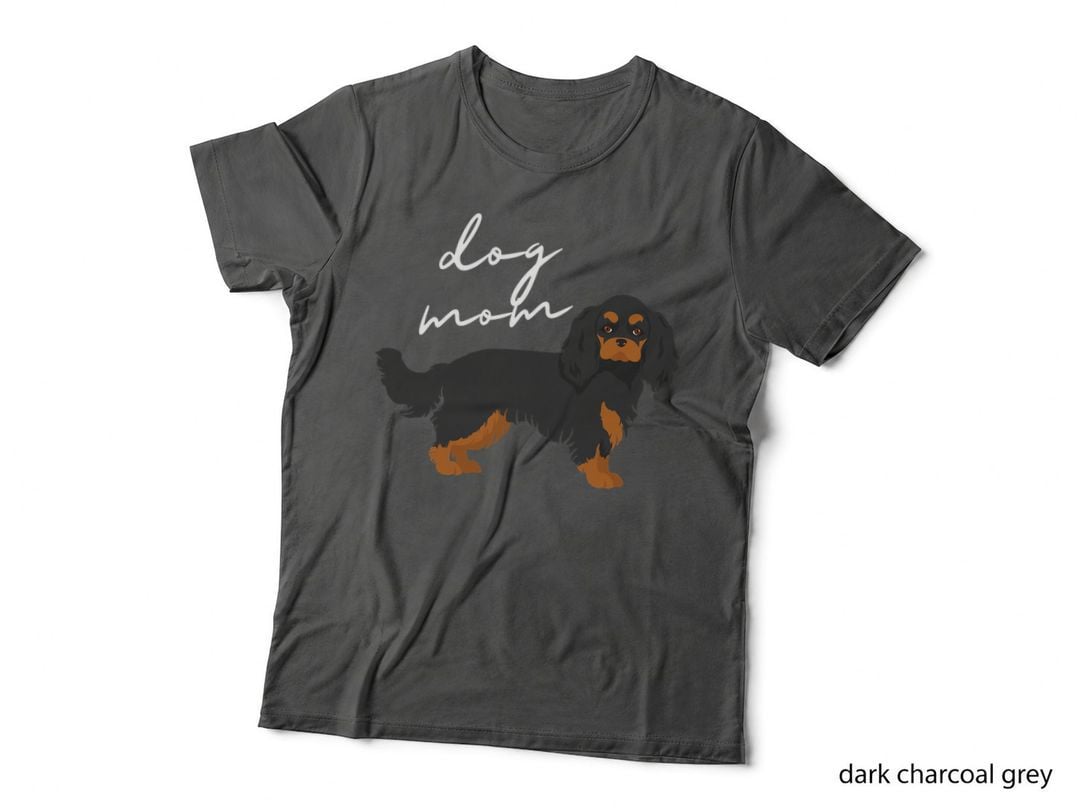 Black & Tan Cavalier King Charles Spaniel Dog Mom Woman T-Shirt