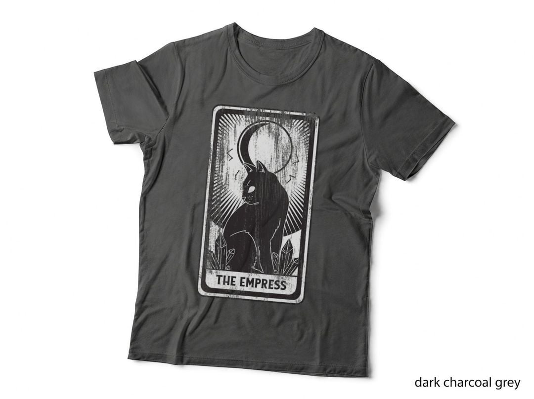 Black Cat Empress Tarot Card, Funny Cute Gift Pet Mom T-Shirt