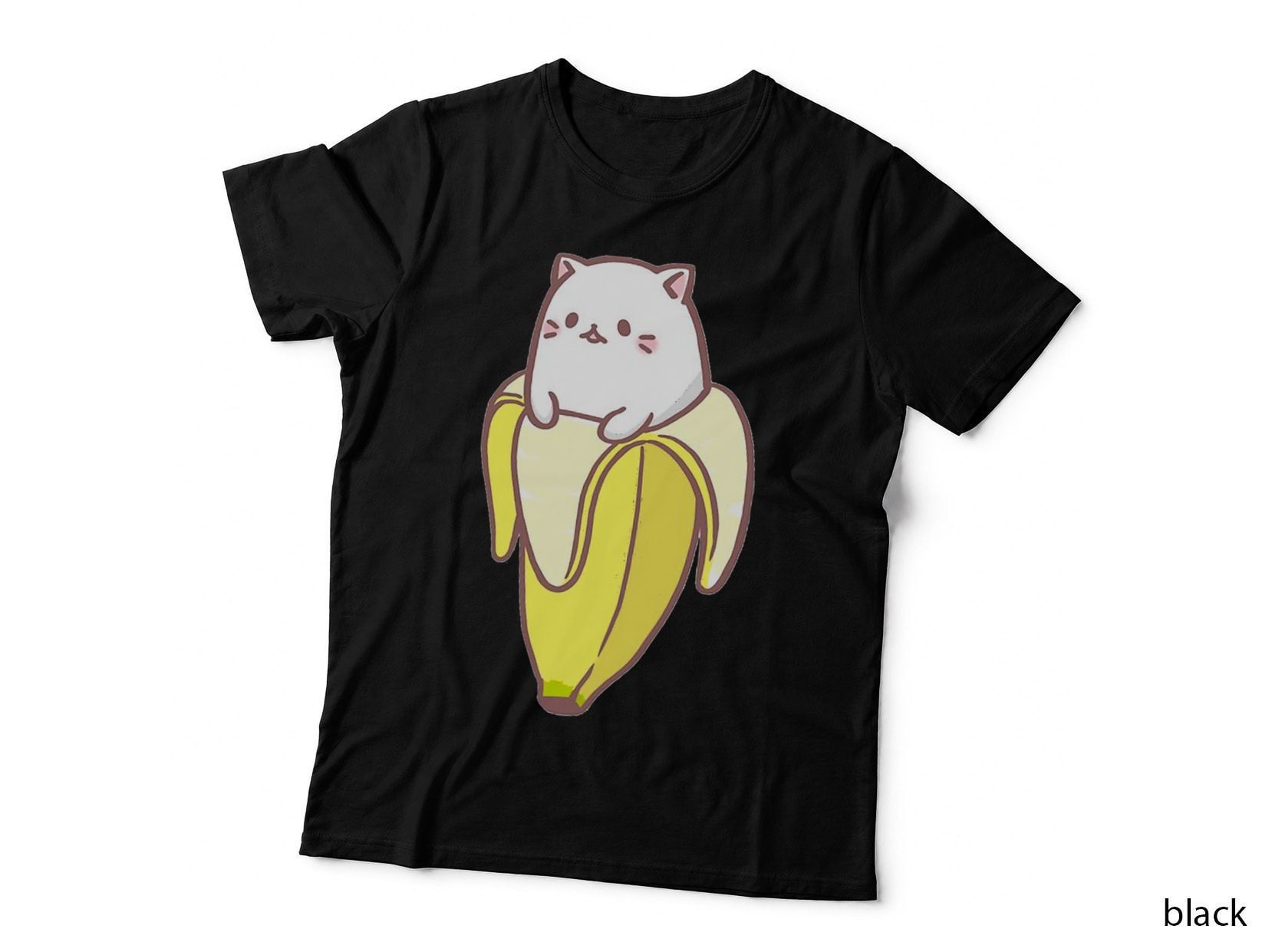 Cat in Banana T-Shirt