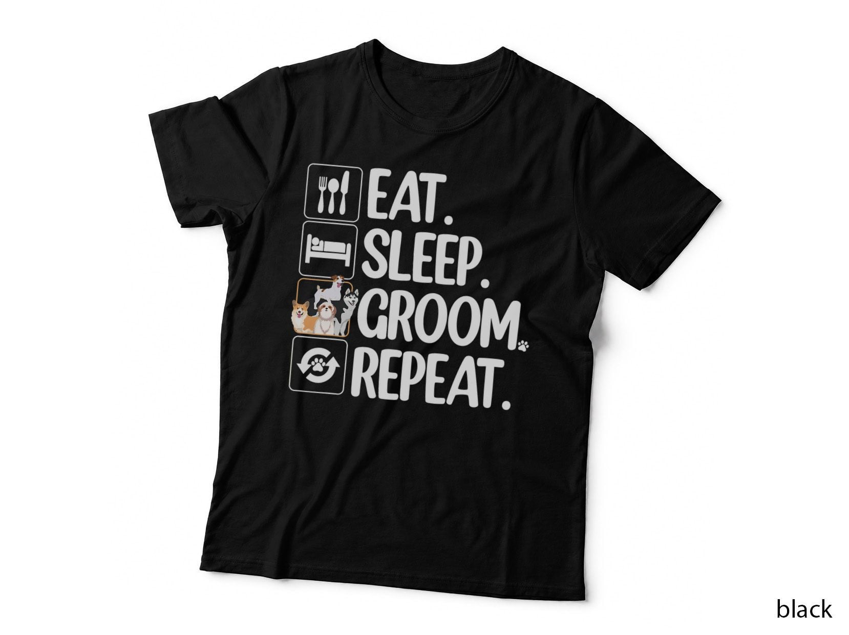 Cool Dog Groomer for Men Women Pet Grooming Puppy Dog Lover T-Shirt