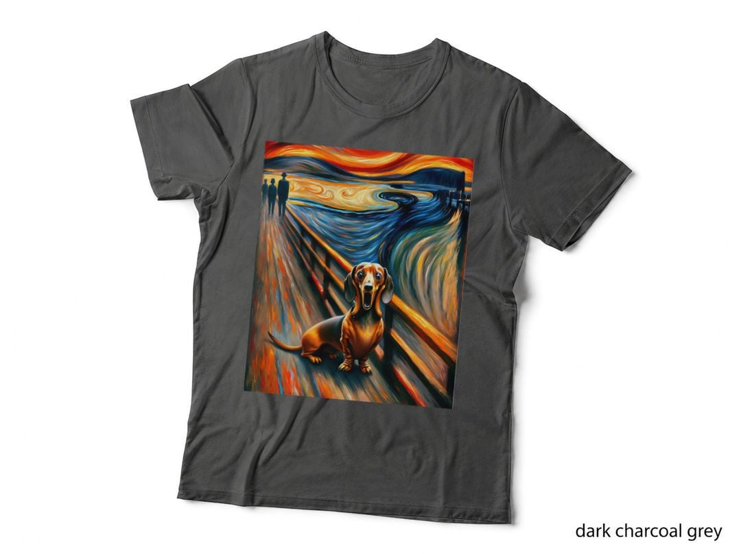 Expressionist Artsy Wiener Sausage Dog Artistic Dachshund T-Shirt