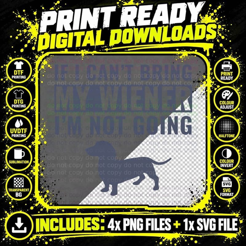 Funny Dachshund Shirt for Men Doxie Dad Dachshund Dog Png SVG Digital Bundle