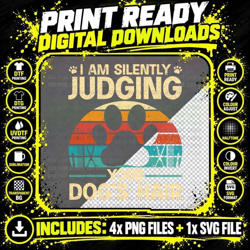 Funny Dog Grooming Design for Men Women Dog Groomer Png SVG Digital Bundle
