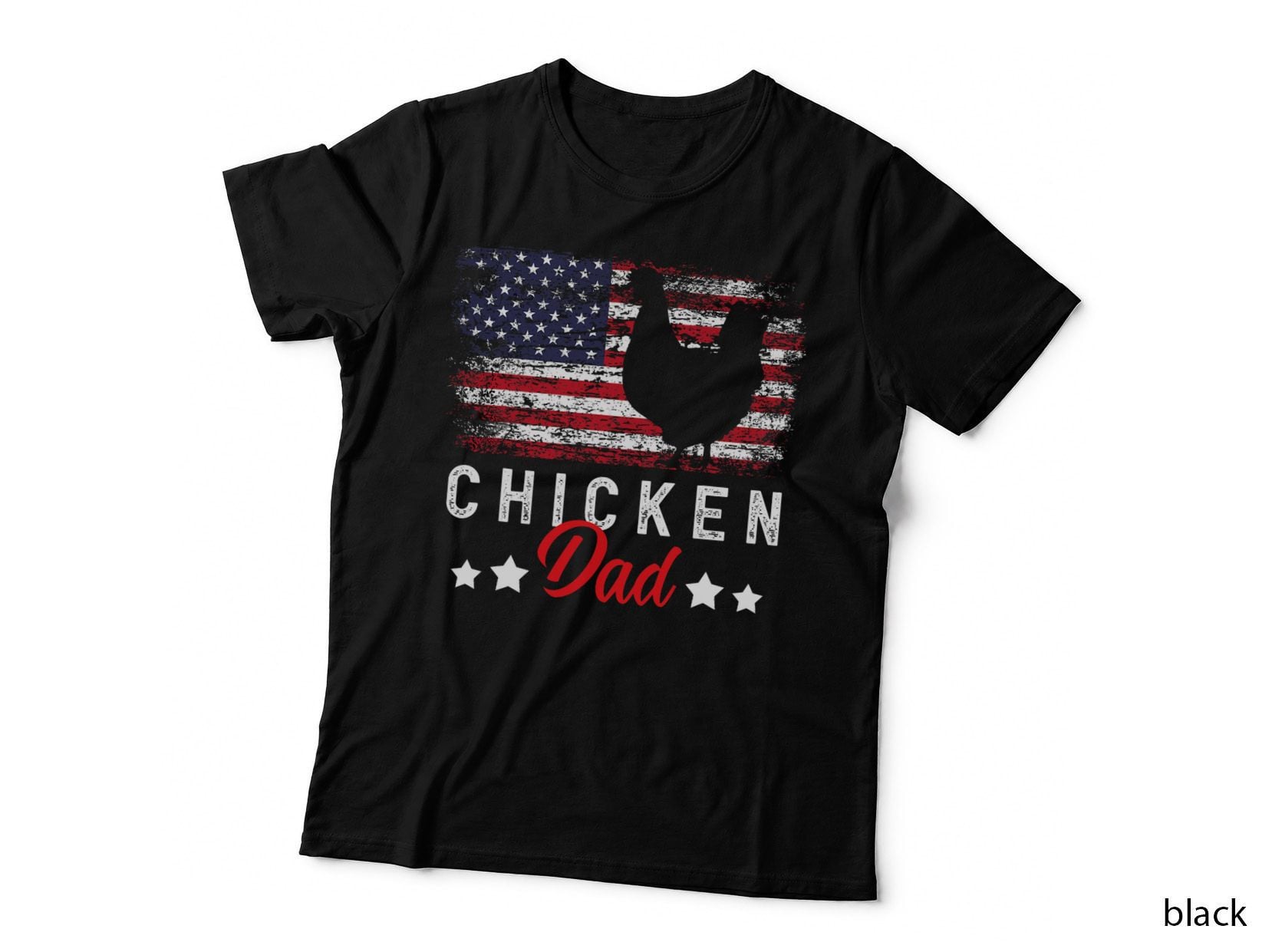 Funny Farmer Father Gift Chicken Dad T-Shirt