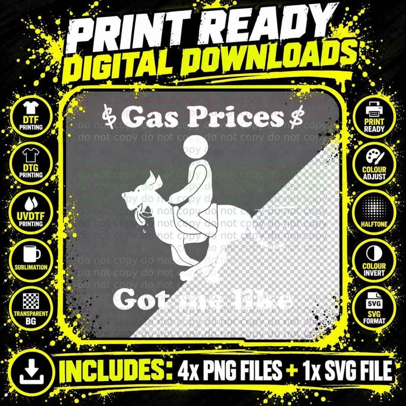 Funny Great Dane Gas Prices Top, Great Dane Shirt Png SVG Digital Bundle