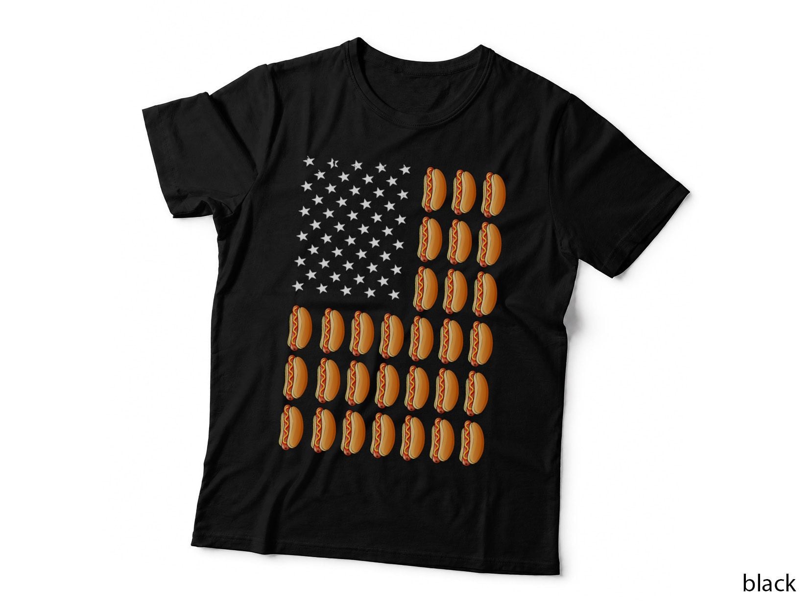 Funny Hot Dog Design for Men Women Kids Food Hotdog Lovers T-Shirt