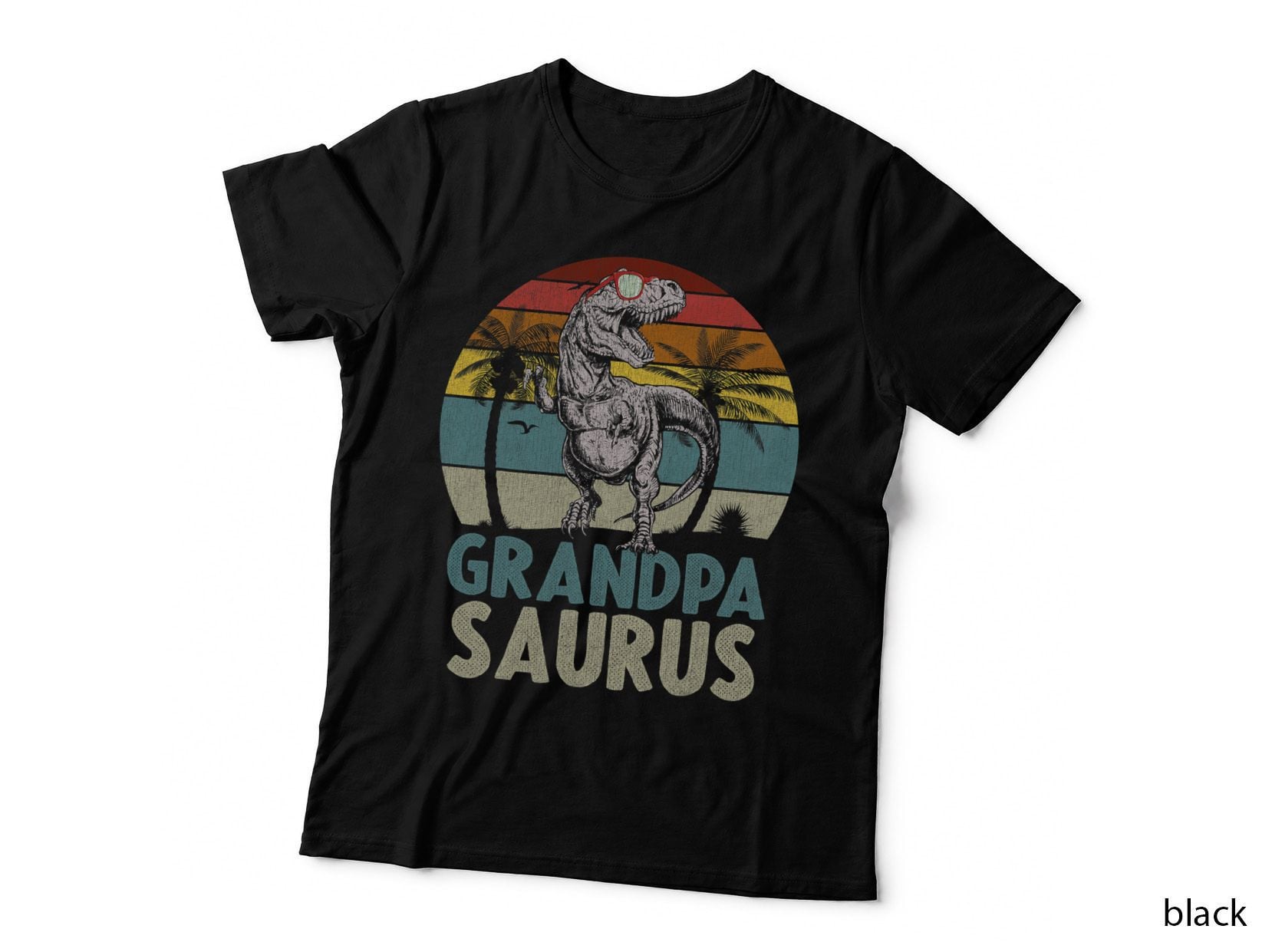 Grandpasaurus T Rex Dinosaur Grandpa Fathers Day T-Shirt