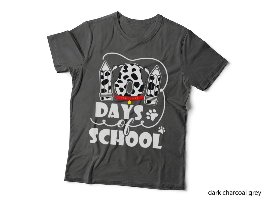 Happy 101 Days School Dog Lover Student or Teacher Boys Kids T-Shirt